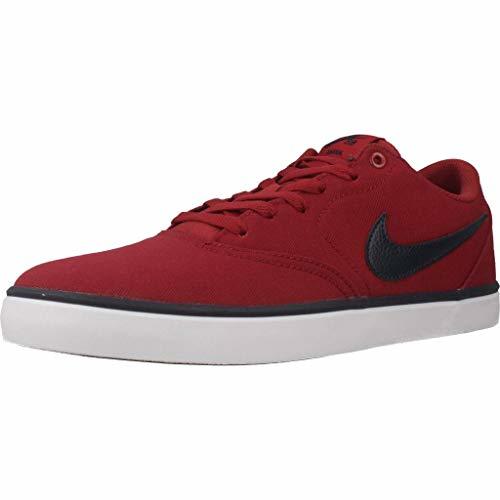 Fashion NIKE 843896001 SB Check Solar Cnvs Hombre Rojo 43