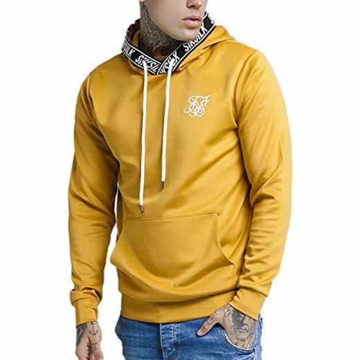 Sudadera Siksilk Poly Overhead TEPE Hoodie Gold Mustard