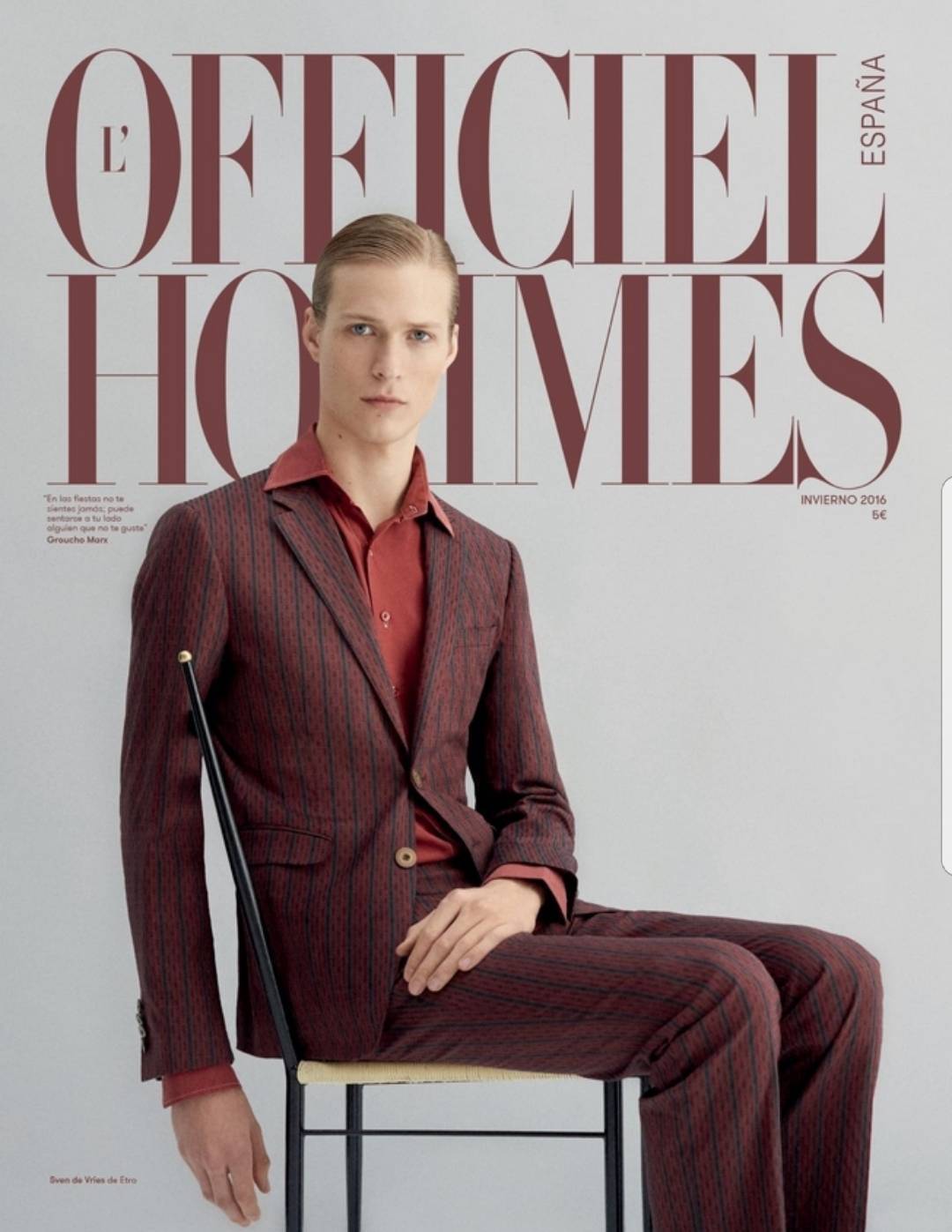 Fashion L' Officiel Hommes - Revista de moda y tendencias Masculina