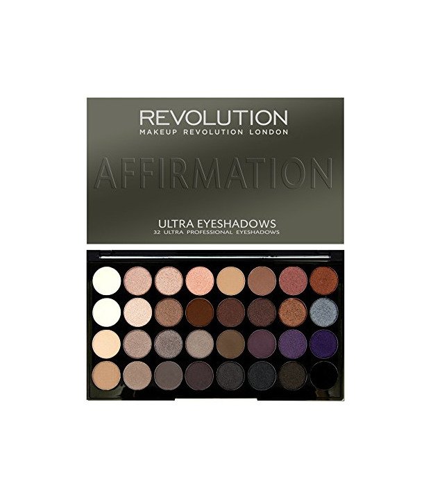 Belleza Makeup Revolution Ultra Eyeshadow Palette Affirmation Paleta 32 cieni do powiek 16g