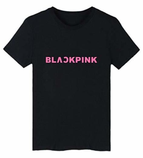 SIMYJOY Pareja Blackpink Fans KPOP Hip Pop Manga Corta Pull-Over Cool Camiseta