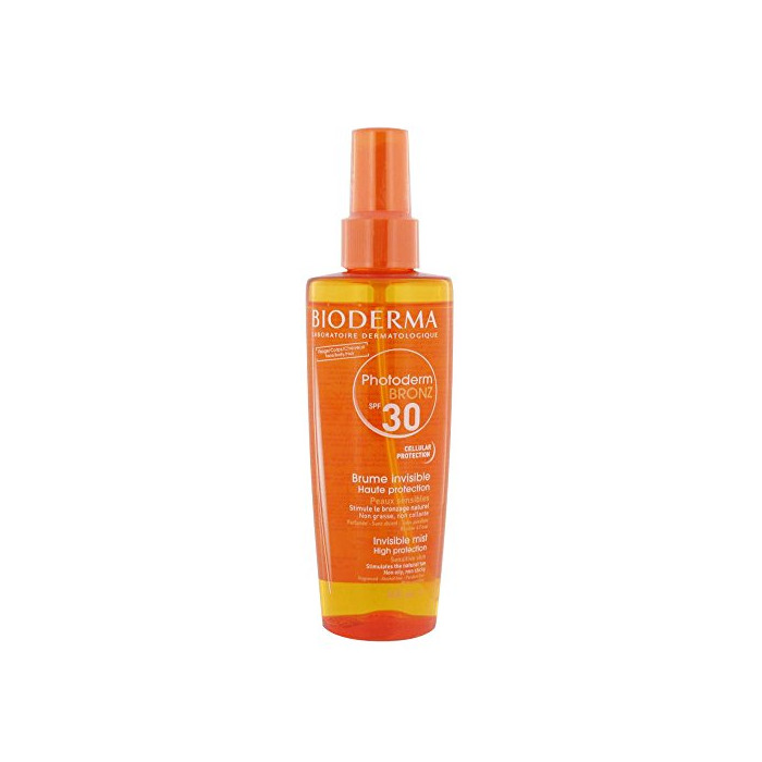 Social Bioderma Photoderm Bronz aceite Seche alta protección pieles sensibles SPF30 200 ml