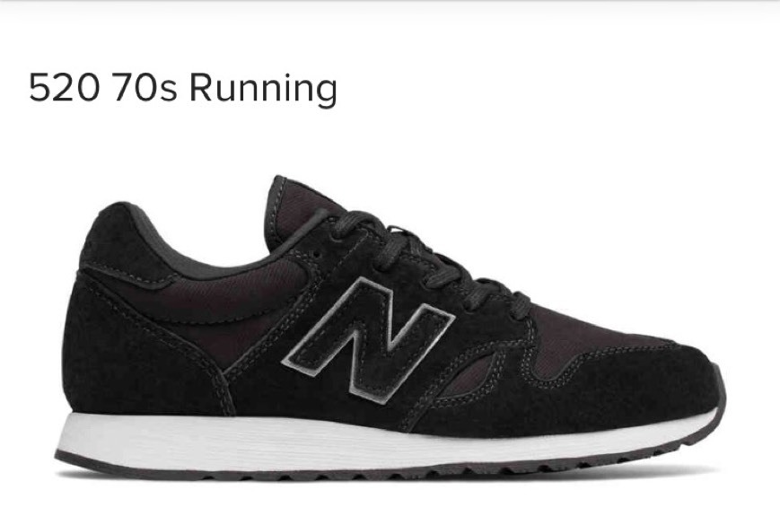 Producto New Balance 520 70s negras