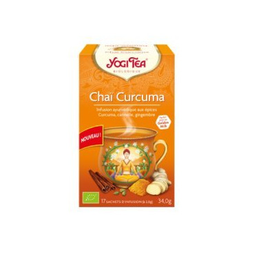 Beauty Yogi Tea Chai Curcuma 17 sachets