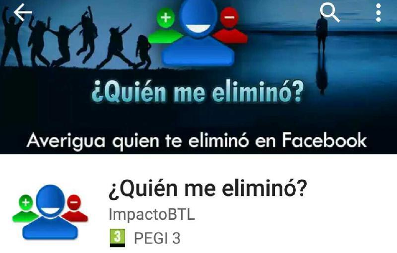 ¿Quien me eliminó?