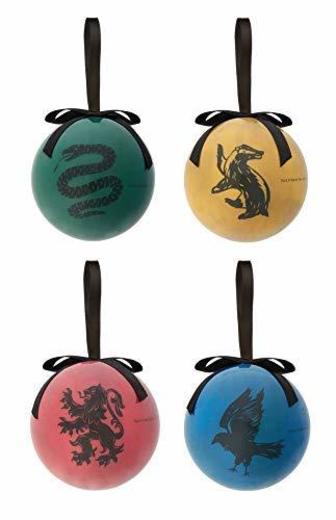 Harry Potter 4 Pack Bolas Bolas Decorativas de Árbol de Navidad