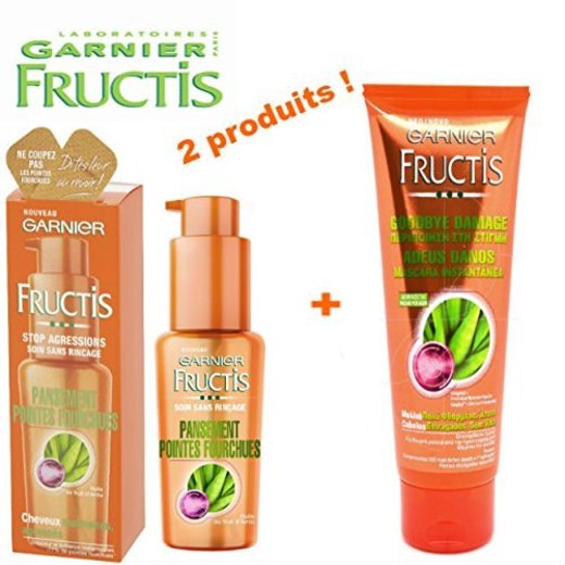 Garnier Fructis Stop agressions (2 productos) – Sérum anti-fourches Cabello abîmés 50 ml