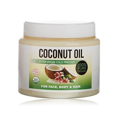 Aceite de coco extra virgen de primera presión en frío para el cuerpo, el pelo, las uñas, el rostro y las cutículas