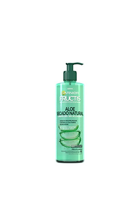 Garnier Fructis Aloe Secado Natural Crema Gel sin Aclarado - 3 Recipientes