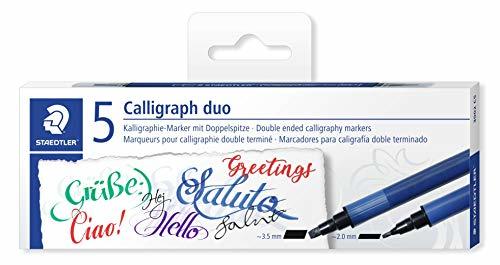 Products Staedtler 3002 C5 Rotulador para caligrafía con punta biselada de 2 puntas 3.5 mm y 2 mm