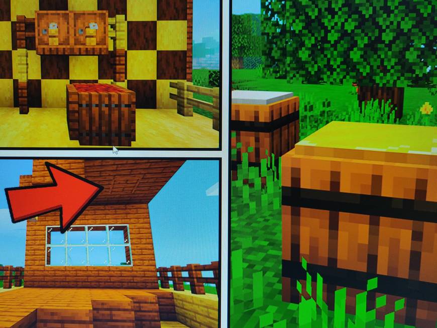 Moda 5 DECORACIONES CON BARRILES MINECRAFT PE 1.13 ✔️