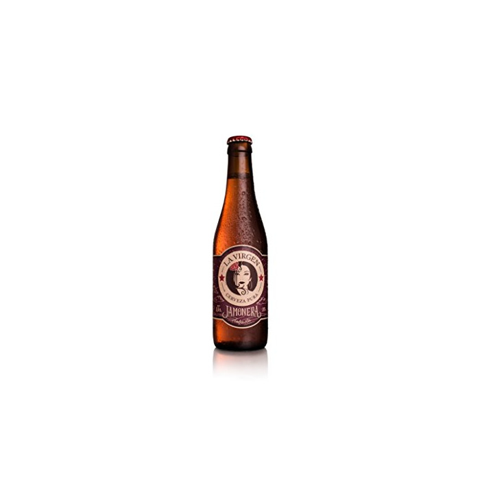 Producto La Virgen Cerveza Artesana Jamonera - 24 Botellas de 330 ml -