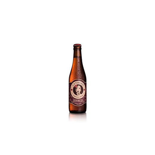 La Virgen Cerveza Artesana Jamonera - 24 Botellas de 330 ml -