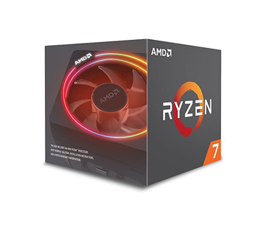 AMD Ryzen 7 2700X - Procesador con disipador de calor Wraith Prism