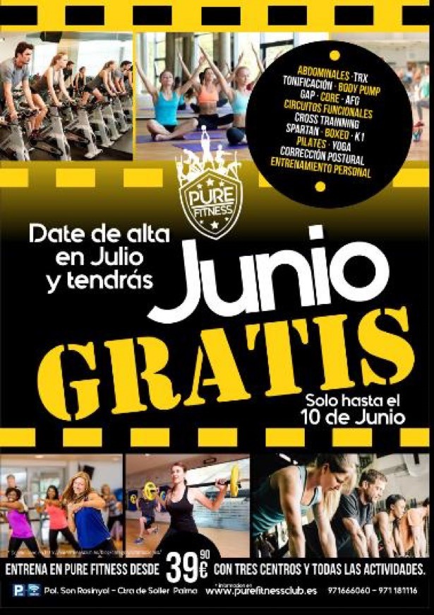 Moda MAYO y JUNIO GRATIS - Pure Fitness Mallorca