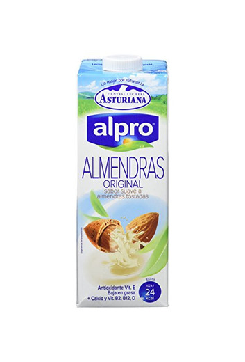 Alpro Central Lechera Asturiana Bebida de Almendra - Paquete de 8 x
