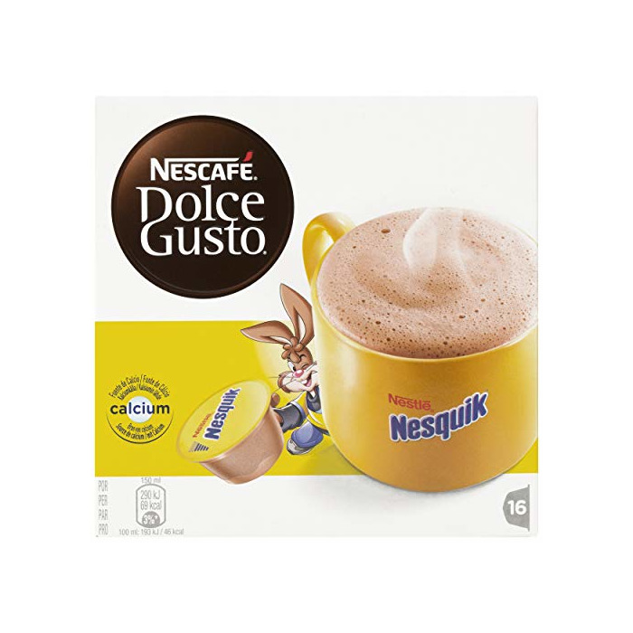 Nescafé Dolce Gusto - Nesquik - 3 Paquetes de 16 Cápsulas -