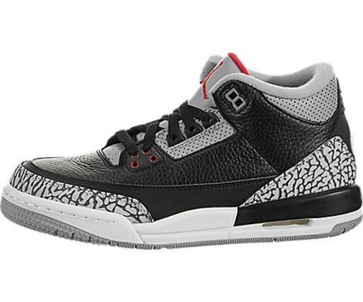 Nike Zapatillas Air Jordan 3 Retro Black Cement Para Hombre EN Cuero