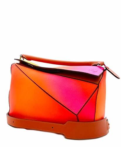 Loewe Mujer 32218S209074 Naranja Cuero Bolso De Hombro
