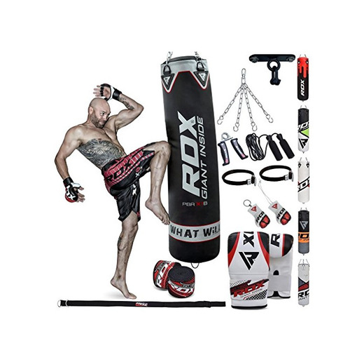 RDX Saco de Boxeo Relleno MMA Muay Thai Kick Boxing Artes Marciales