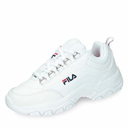 Fila Strada Low wmn, Zapatillas Altas para Mujer, Blanco