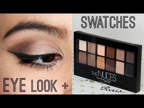 Paleta The Nudes - Maybelline - YouTube