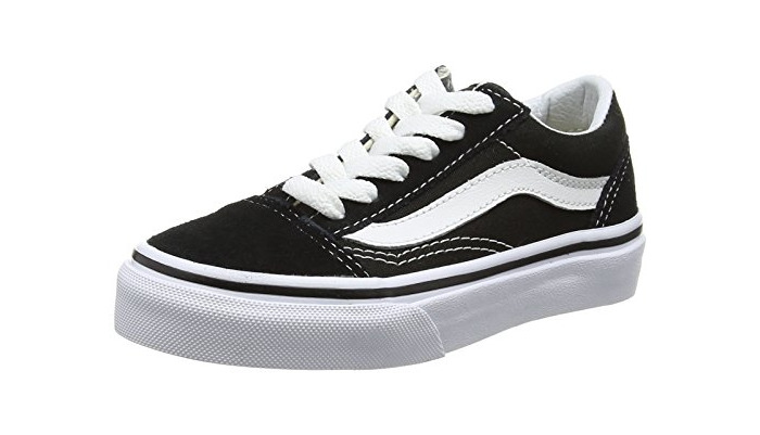 Fashion Vans Old Skool, Zapatillas Unisex Niños, Negro