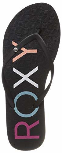 Fashion Roxy Sandy II, Zapatos de Playa y Piscina para Mujer, Negro