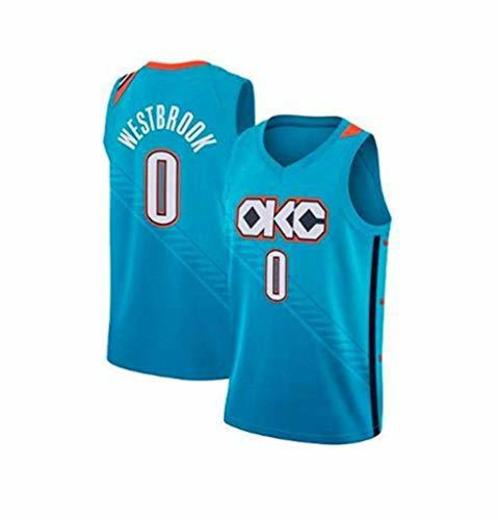 LLZYL Camisetas De Baloncesto para Hombre - NBA Thunder 0# Russell Westbrook