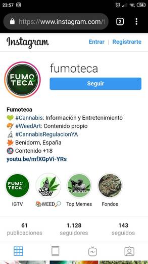 Fumoteca- Divulgación Cannabica y humor