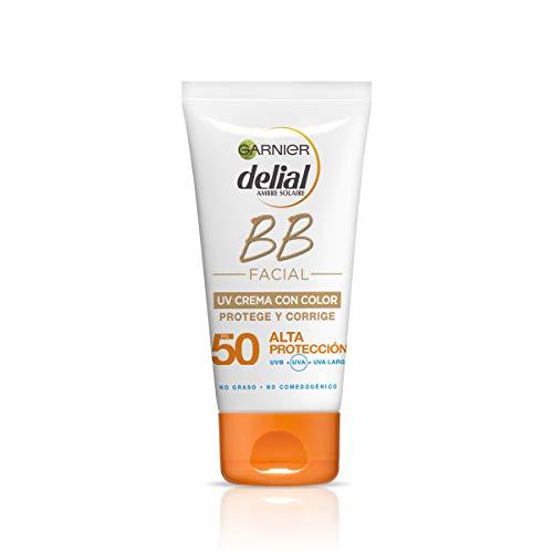 Belleza Garnier Delial BB Sun Crema Protector Solar con Color Especial Rostro y