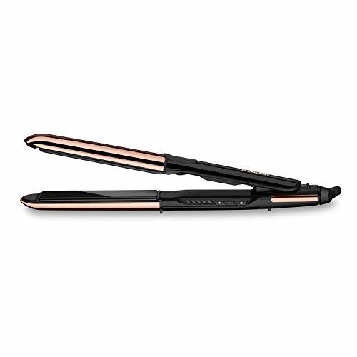 Belleza BaByliss Pure Metal ST481E - Plancha de pelo profesional 2 en 1