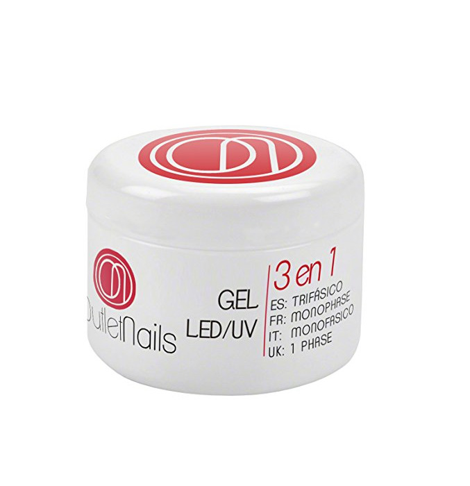 Belleza Gel Trifasico UV/LED 15ml para Uñas de OUTLET NAILS