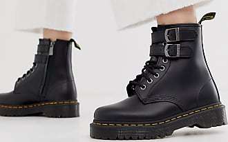 Moda Dr. Martens 1460 - Botas Militares de Mujer, Negro