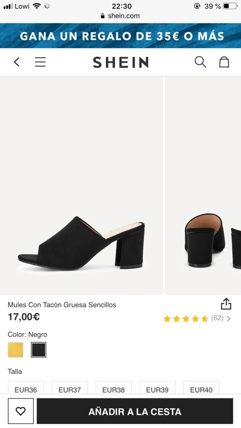 Fashion Mules Tacón 