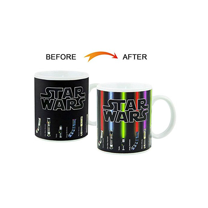 Home Taza cambiante de color Pawaca, Unicornio Taza Star Wars, Taza de cerámica