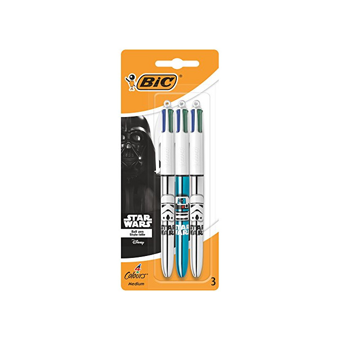 Product BIC Star Wars Shine - Pack de 3 bolígrafos