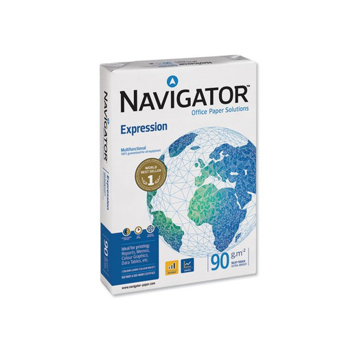 Navigator Expression - Paquete de 500 folios de papel para impresora/fotocopiadora 90g/m²