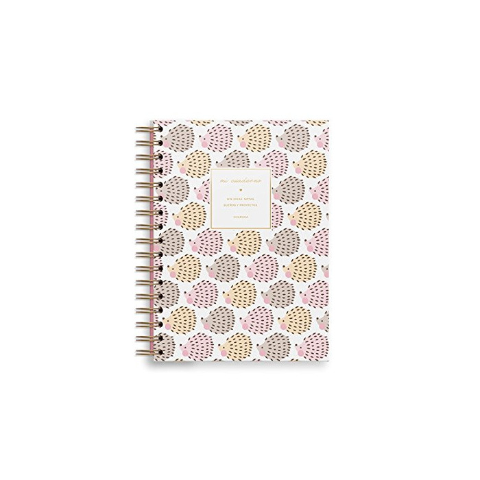 Producto Charuca CU05 - Cuaderno con hoja rayada y diseño Erizos