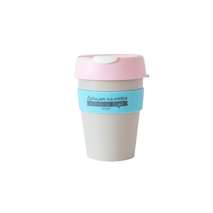 Home Mr. Wonderful Taza reutilizable KeepCup "Lucha por tus sueños después del café"