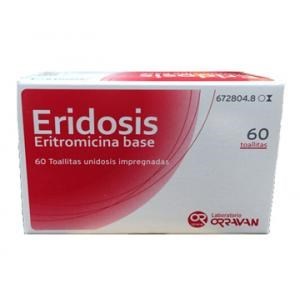 Eridosis eritromicina base