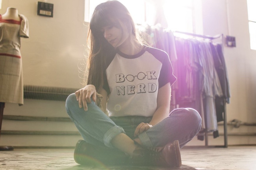 Moda Camiseta Book Nerd