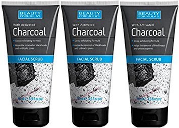 Exfoliante facial Beauty Formulas con carbón activado