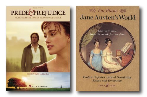 Libro Jane Austen Easy Piano Música Collection - dos libros - incluye orgullo y prejuicio y Jane