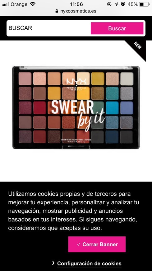 Product Swear By It Shadow Palette