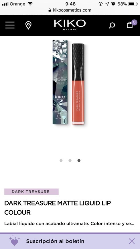 Belleza DARK TREASURE MATTE LIQUID LIP COLOUR