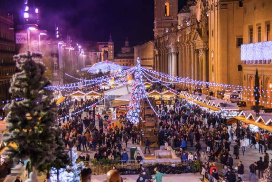 Lugares El mejor mercado navideño de España está en Zaragoza