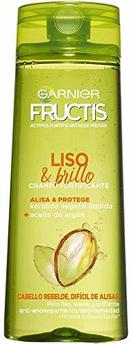 Beauty Garnier Fructis Liso y Brillo Champú para cabello rebelde o difícil de