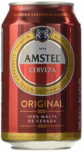 Amstel Cerveza - Pack de 12 Latas x 330 ml - Total