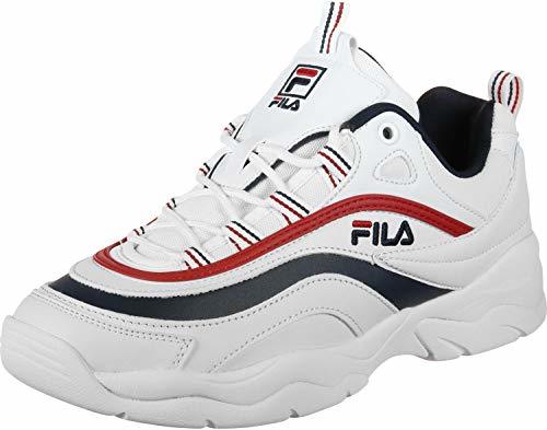 Moda Fila Ray Low, Zapatillas para Hombre, Blanco